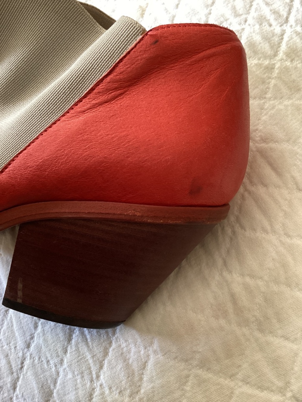 VPL by LD Tuttle Leather Ankle Block Heel Booties🖤 37.5 - Picture 5 of 5